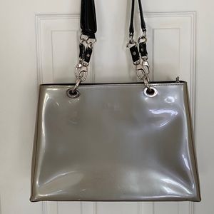 Beijo handbag - warm silver